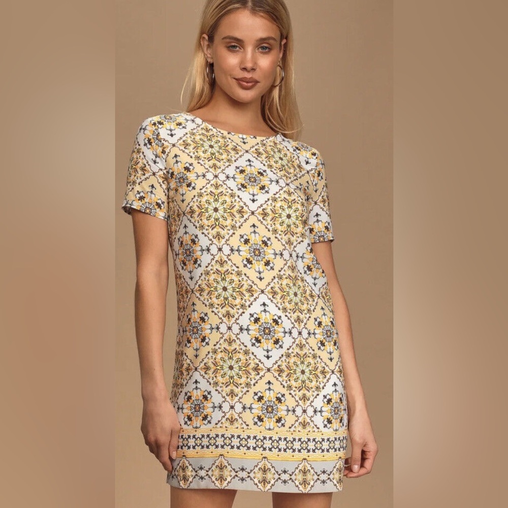 Lulus yellow dress